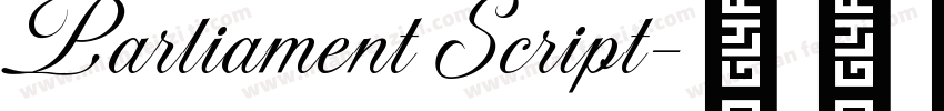 Parliament Script字体转换